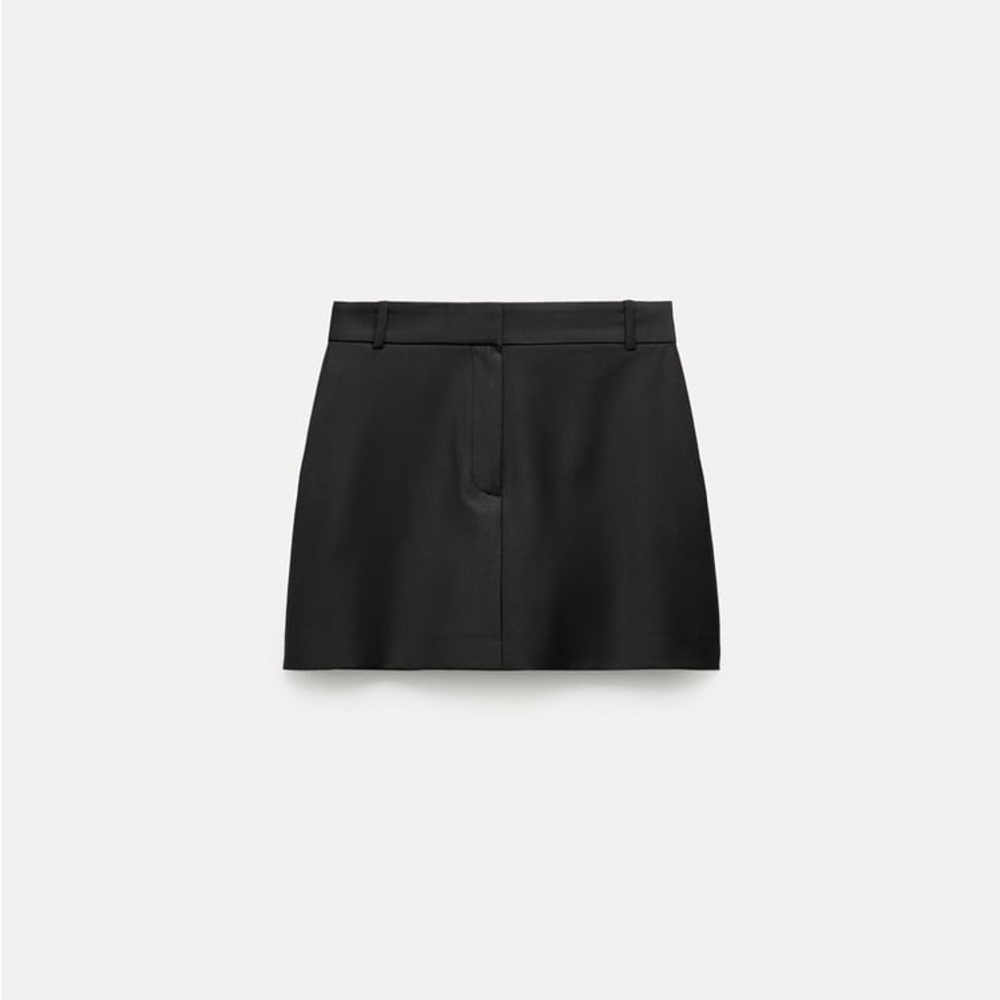 Zara wool blend mini skirt